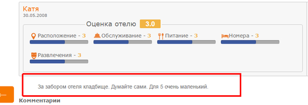 Отель на троечку,но кормят хорошо - Интернет, Скриншот, Отель, Отзыв, На заметку, Туристический форум, Кладбище, Еда, Форум