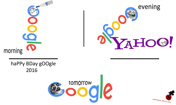Google is now an adult - My, Google, Internet, Humor, Holidays, Birthday, Liberty, Search, Computer