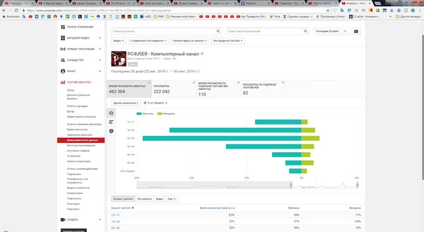 Analytics of my YouTube channel, I'm new here so the haters mentality will take its toll? I'm talking about cons - My, Russian mentality, Mentality, , , Haters