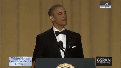 The moment your presidential term comes to an end... - Barack Obama, The president, USA, US presidents, , Nicely gone, GIF, It's time