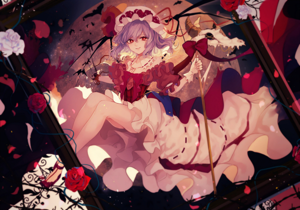 Remilia scarlet - Anime art, Anime, Art, Touhou, Remilia scarlet, Daimaou ruaeru