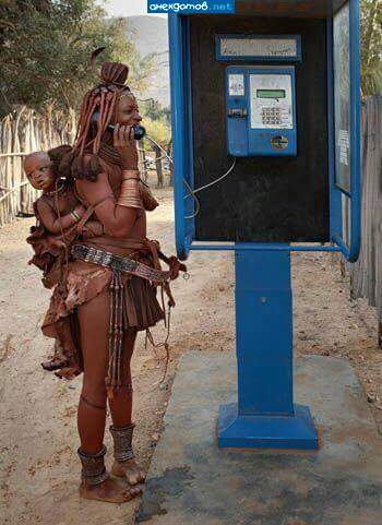 Civilization, however... - Africa, Civilization, Telephone