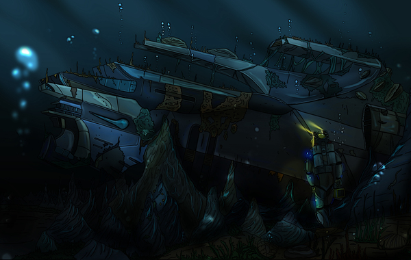 Сфера Арт 4 "Корабль на дне"