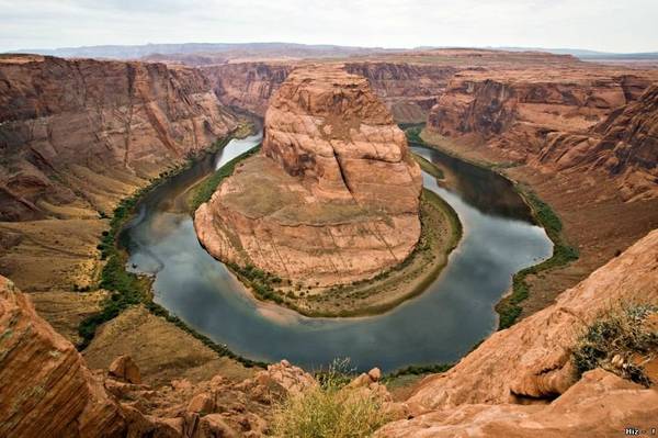 Bend in Colorado - Bend, River, USA, Colorado, Nature