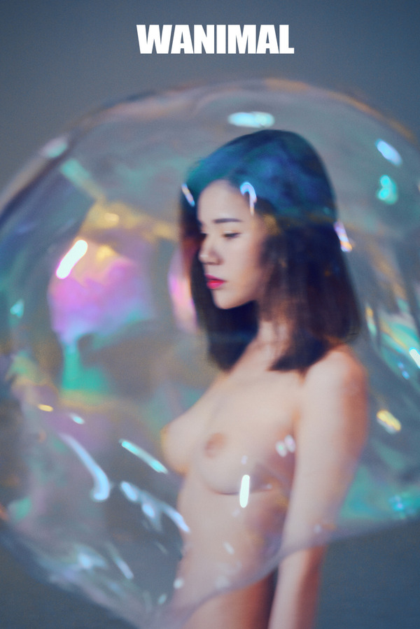 Titwerg and soap bubbles. - NSFW, Wanimal lofter, Girls, Boobs, Strawberry, Photo, Longpost