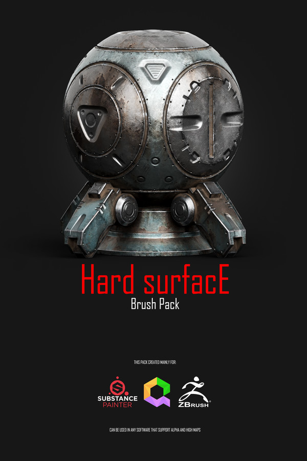 Brushes for Substance Painter, Quixel and ZBrush - My, Utopia, Brush, Zbrush, Substance, Quixel, Games, Инди, Longpost