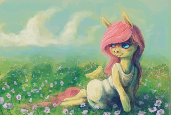 Flowers of Summer My Little Pony, Fluttershy, Sharpieboss