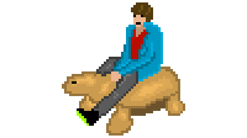 My pixel art friend. - My, Photoshop, Pixel, Pixel, , Turtle, Monument, Pixel Art