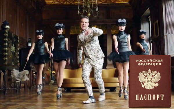 Robbie Williams releases new music video - Robbie Williams, Gerard Depardieu, The passport, Citizenship