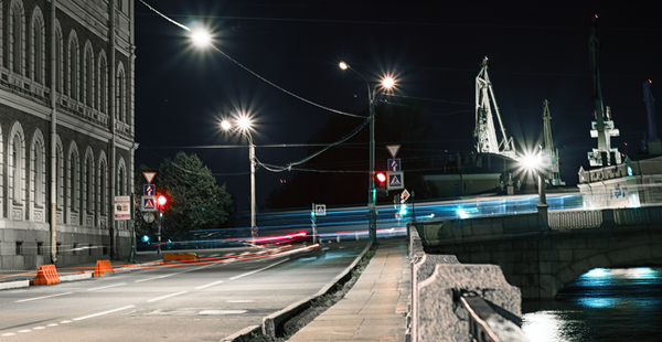 Admiralty Shipyards - My, Saint Petersburg, Embankment, , Night