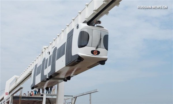 Suspension railway in China (Chengdu) - China, , Railway, Longpost