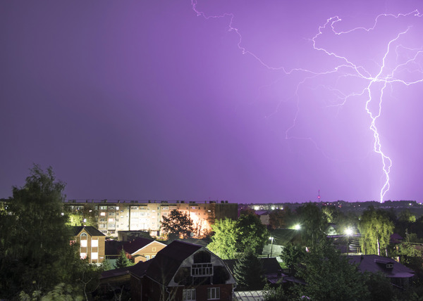 Speaking of lightning - My, Russia, Photo, My, Lightning, Thunderstorm, The photo