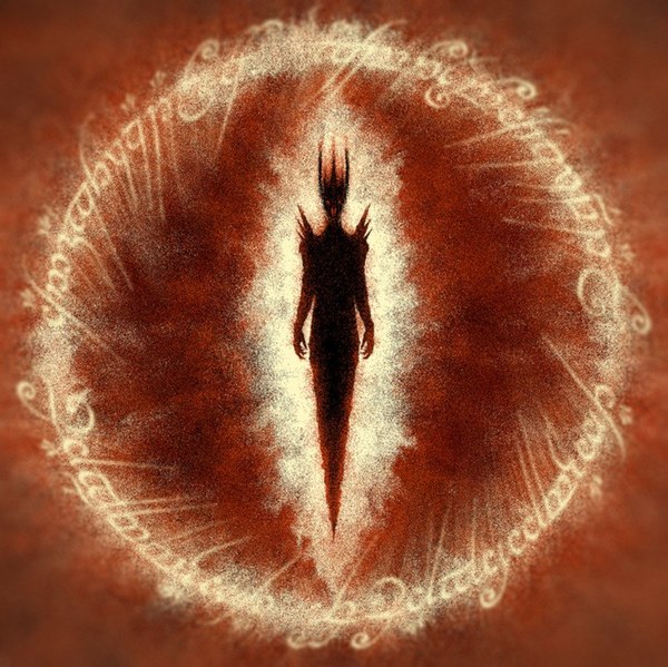 Pretty good art, IMHO. - Eye, Lord of the Rings, Sauron