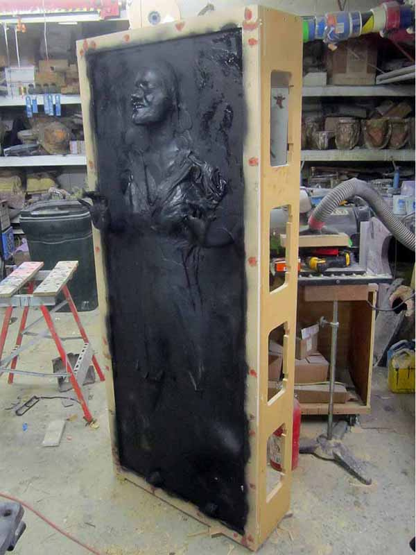 Replica of Han Solo for bar decoration - Star Wars, Conversion, Craft, Production, Longpost, Interior, 