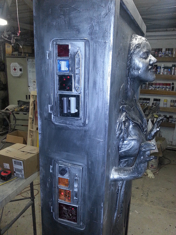 Replica of Han Solo for bar decoration - Star Wars, Conversion, Craft, Production, Longpost, Interior, 