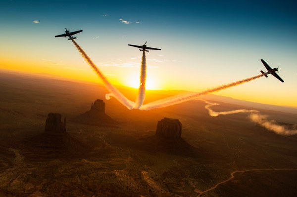 Красивый полет.