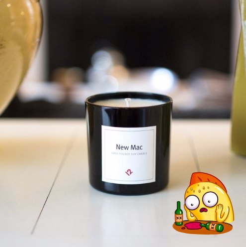 Candles scented with new Apple products cost $24. And they're already sold out. - Apple, Candle, Fake, Humor