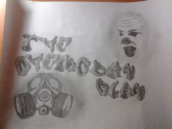 My drawing Chemodan Clan - My, Graffiti, The chemodan clan, Drawing