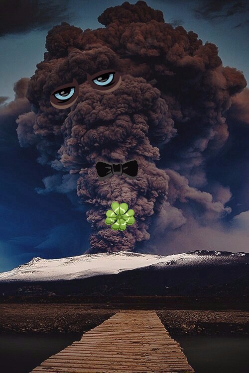 It seemed - Volcano, It seemed, Call, , Photoshop, Fotozhaba, Collage, Photo, Longpost