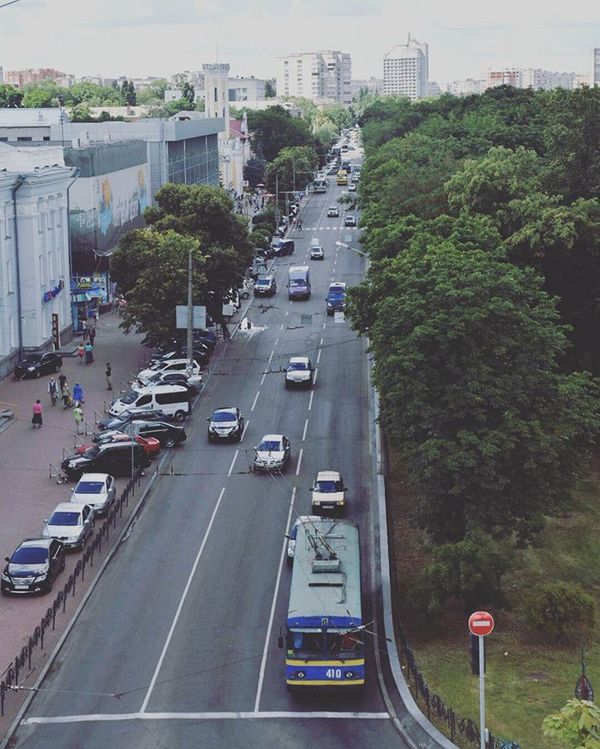 Old trolleybus - My, Photo, Chernihiv, Rarity, Trolleybus, My