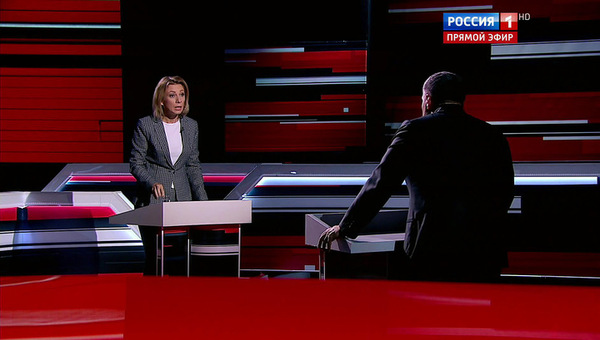 Maria Zakharova about relations with the USA. Evening with Vladimir Solovyov [ from 05.10.2016 ] - Events, Politics, Russia, Syria, UN Security Council, Maria Zakharova, Vladimir Soloviev, To lead, Video