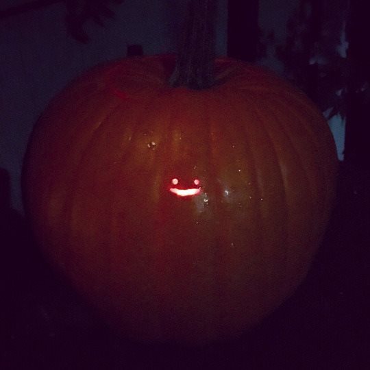 Creepy pumpkin. - Photo, Pumpkin, Halloween, Face