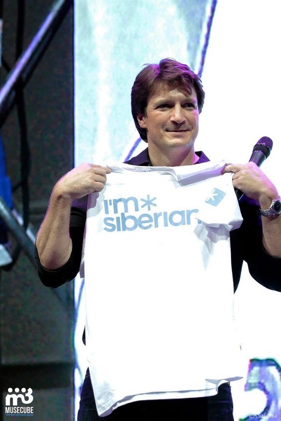 Dedicated to Siberians - Nathan Fillion, Comic-con, Siberians, Castle, The series Firefly