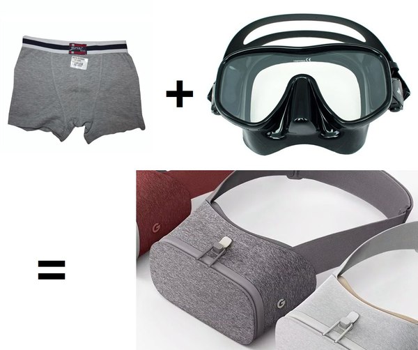 Birth of Google VR - Underpants, Google, Виртуальная реальность, , Design