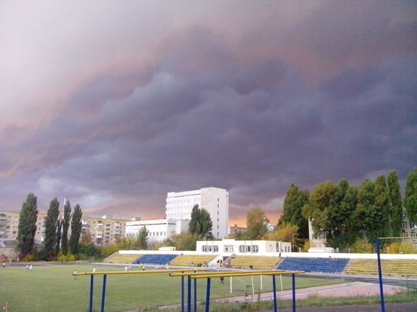 Somewhere out there Mordor, probably - Weather, My, Thunderstorm, Rain, Sky