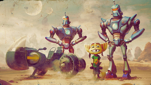 Ratchet rocketsled - CGI paintover - Ratchet and clank, Deviantart, 