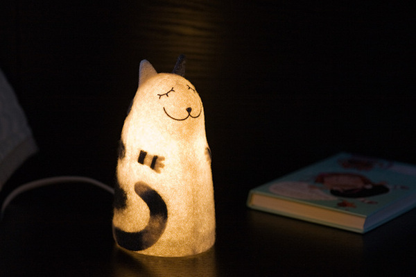 Meow meow - cat, Night light