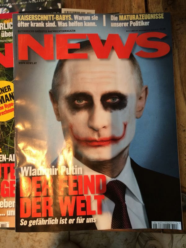 At a hotel in Austria - My, Magazine, Politics, Vladimir Putin