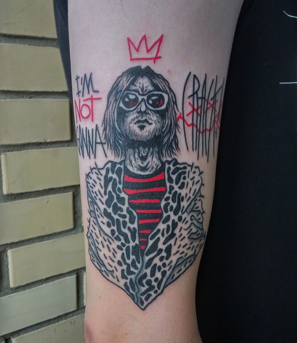 Kurt Cobain - Tattoo, Nirvana, Kurt Cobain, 