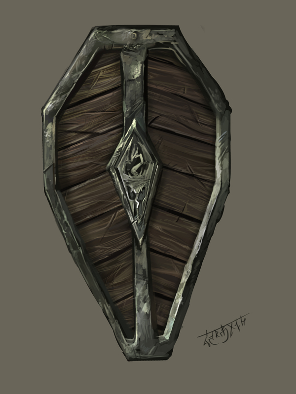 Imperial shield [Photoshop]  Skyrim , ,  
