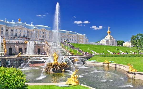 Petersburgers will be able to visit the Lower Park of Peterhof and the park Alexandria absolutely free of charge... - Russia, Saint Petersburg, Peterhof, Lower Park, Alexandria Park, Is free, The Gulf of Finland, The park