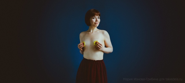How do you like this way to overcome the fear of breast cancer? - NSFW, Breast cancer, Fear, Fight, Power, Photo, Girls, Longpost