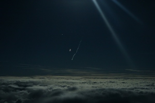 Night in the light of the moon - Sky, Cockpit