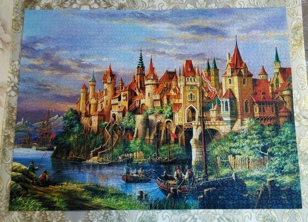 Puzzle of 3000 pieces. - My, Puzzle, Toys, Images