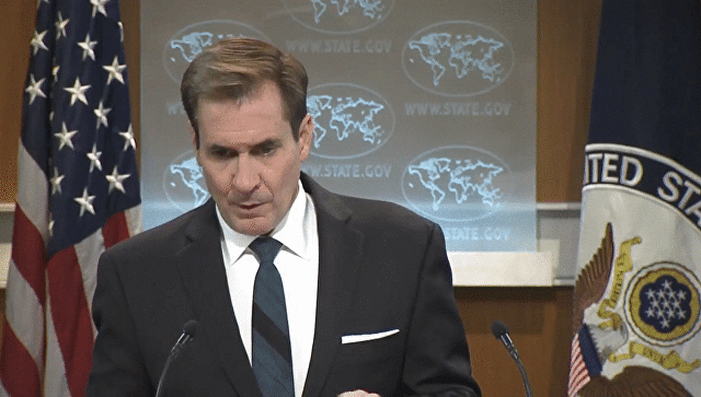 Matt Lee stumped State Department spokesman over Syria - Politics, USA, , Syria, Russia, Saudis, John Kirby, Bombardment, GIF, Video, Longpost