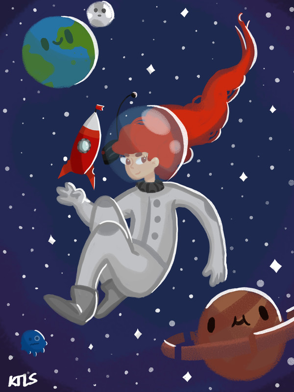 space toffee - My, Space, Illustrations, Art