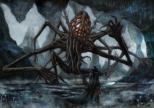 Amygdala - Lovecraft art, , Bloodborne, Amygdala, Howard Phillips Lovecraft, 