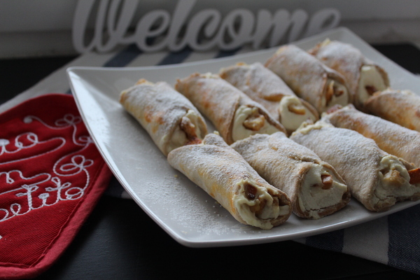 Sicilian cannoli in Russian, without deep fat. - My, Cannoli Sicilia, Dessert, Sicily, , Food, Bakery products