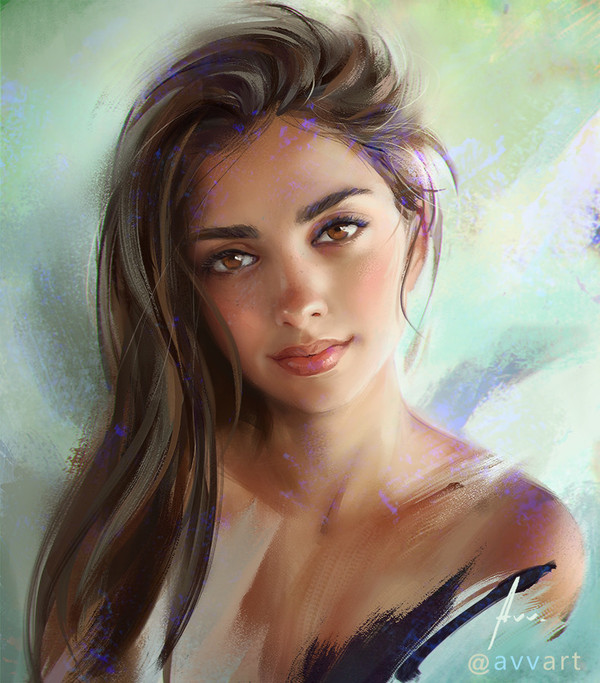 Joanna. - Portrait, Girls, Face, Illustrations, Digital, Art