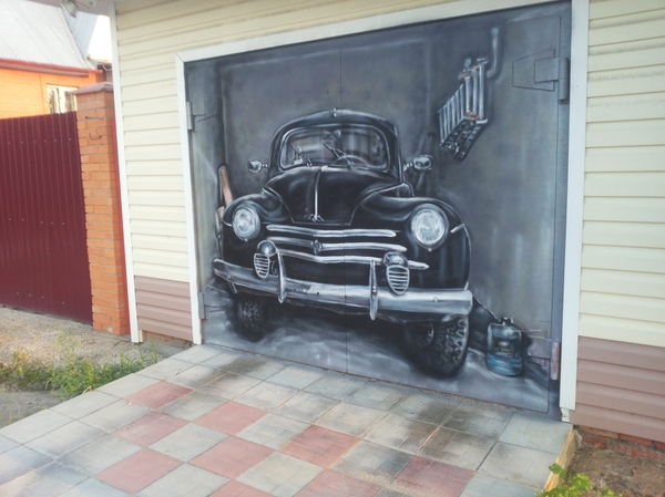 For the glory of the USSR, of course! - Graffiti, Garage, Domestic auto industry