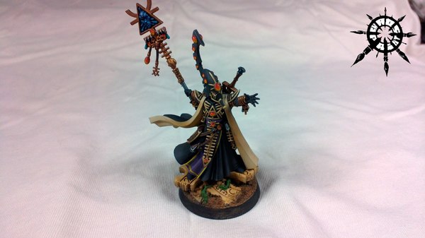 Eldrad Ulthran - Painting, My, Eldrad Ulthran, Eldar, Warhammer 40k, Miniature