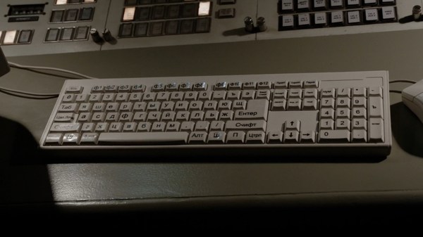 This is how the creators of the series see the Russian keyboard. - Keyboard, Serials, Agents of shield, Marvel, 