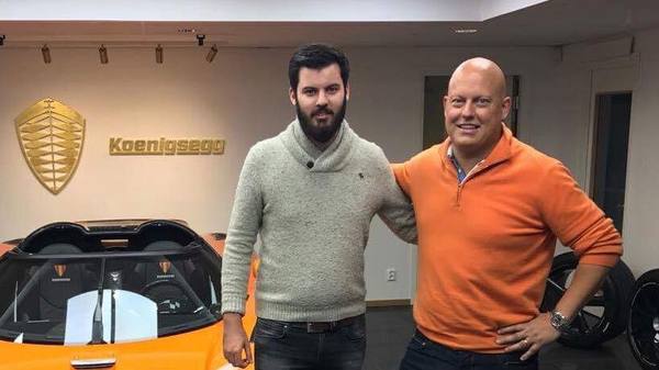 Two guys who just did - Koenigsegg, 