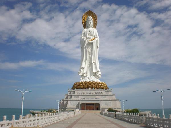 Architectural and cultural beauties of China. Statue of Goddess Guanyin - The statue, Tourism, Travels, Relaxation, Architecture, Longpost, Sculpture