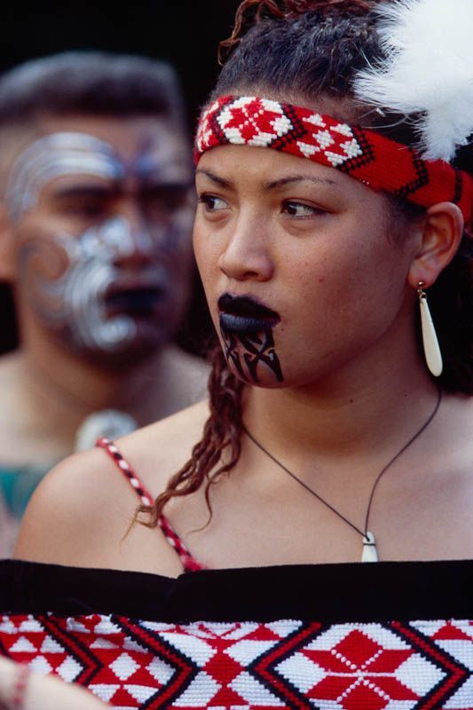 Maori. - Maori, New Zealand, Face, Longpost