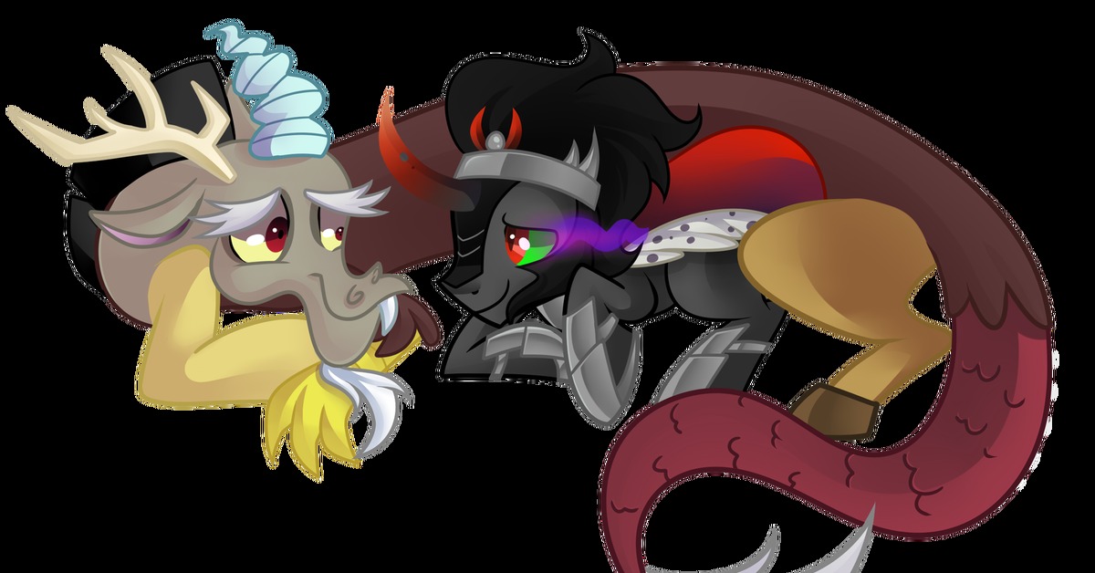 Discord and Sombra, My Little Pony, King Sombra, MLP Gay, Шиппинг, MLP Disc...